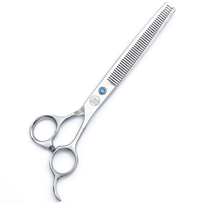 Moontay Professional Dog Scissors Set, 7 Inch/8 Inch Curved Chunkers & Thinning Shears with Grooming Comb - Image 3